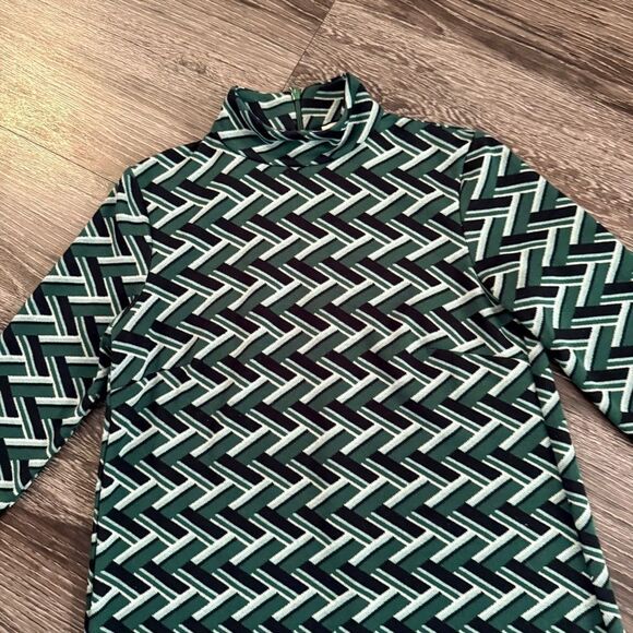 Tuckernuck Emerald Geo Mod Ellie Dress - Picture 3 of 9